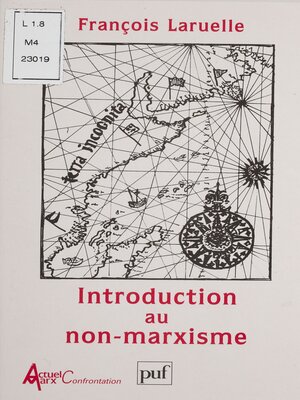 cover image of Introduction au non-marxisme